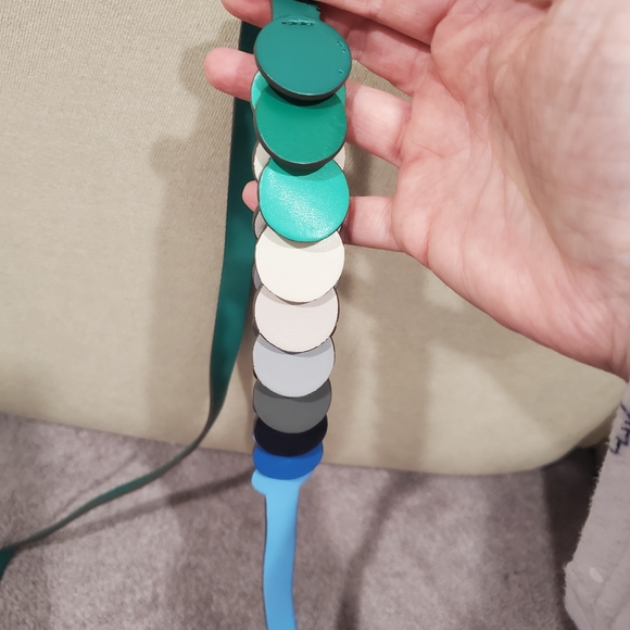 IUC Anya Hindmarch Blue and Green Women's Crossbody Bag - Picture 3 of 7